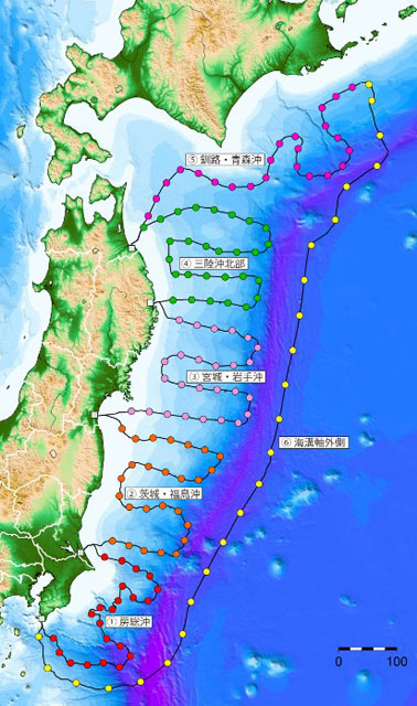防災科研の「海底地震津波観測網（S-net）」